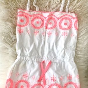 Embroidered romper